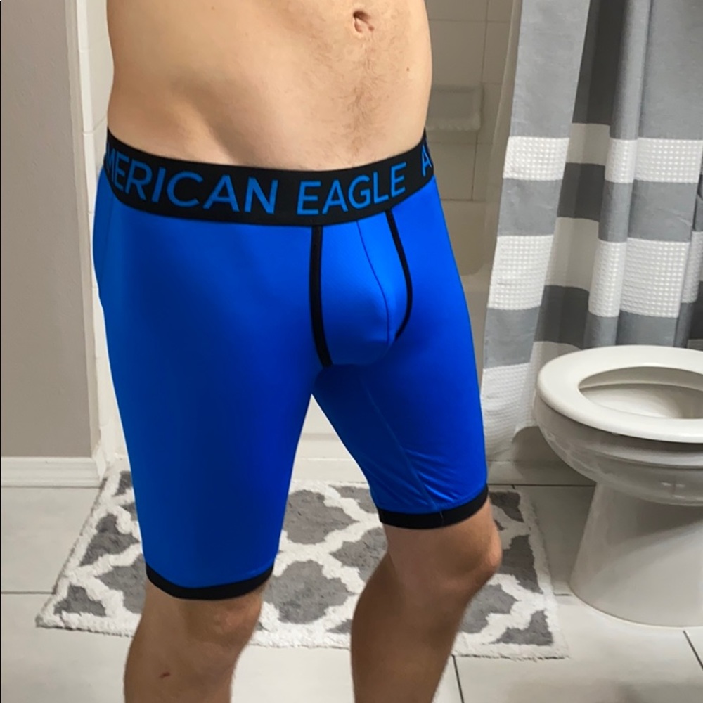 Worn American Eagle boxers